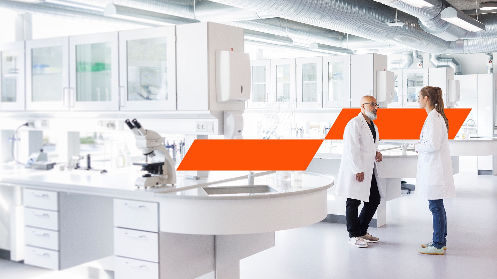 Workers in lab